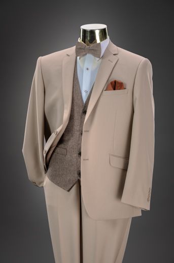 Tan Slim Fit Suit