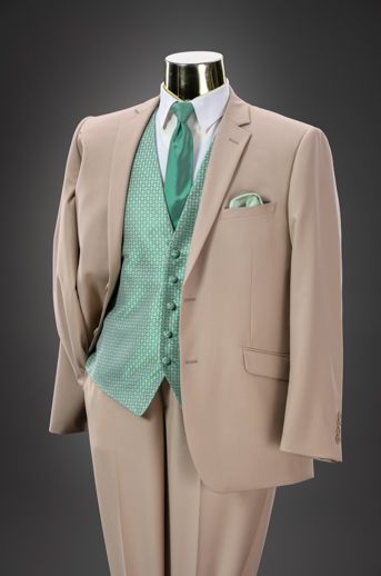 Tan Slim Fit Suit